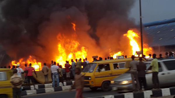 Fire outbreak in Yabatech