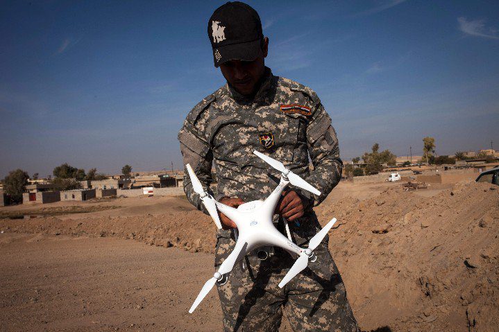 Islamic State uses drones to attack Iraqi army in Mosul military