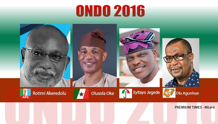 Governorship Battle in Ondo state.. Governorship contestants 1