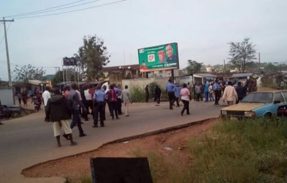 Police Protest in Ondo