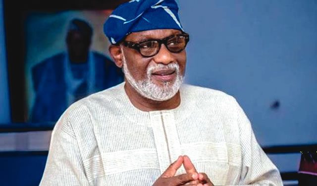 Governor of Ondo state - Rotimi Akeredolu