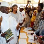 Gambians celebrate after voting out billion year leader
