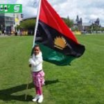 Biafran Baby with Biafran Flag