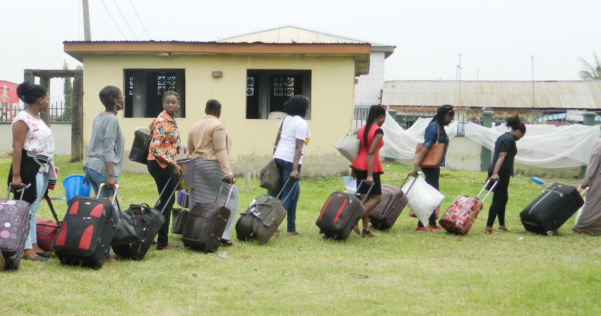 NYSC members arrive camps