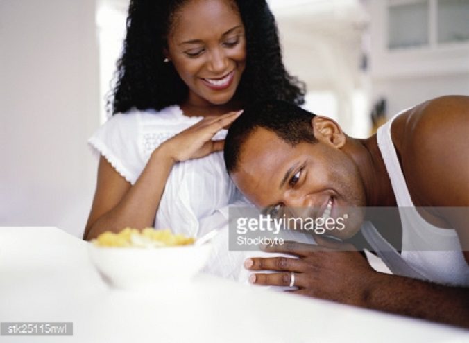 Man and His Pregnant wife