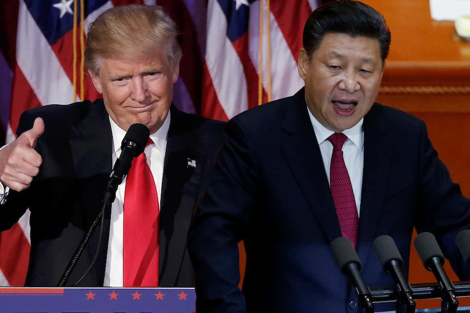 Donald Trump and Xi Jinping