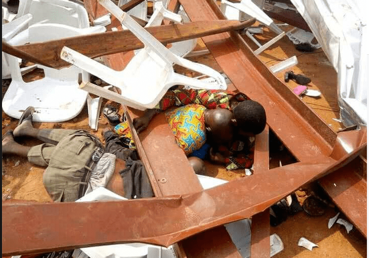 Church collapse in Uyo