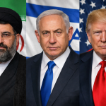 Irans new Supreme leader Mojtaba Khamenei Israeli Prime Minister Benjamin Netanyahu and Israel US President Donald Trump