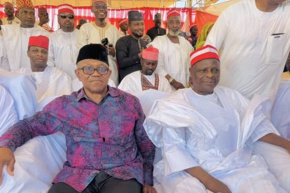 Peter Obi and Kwankwaso in Kano