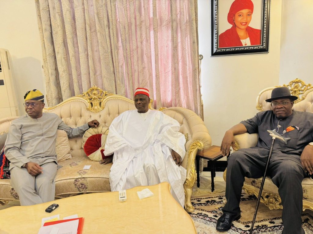  Kano Agog as Obi Makinde Dickson Join Kwankwaso for Eid in Kano