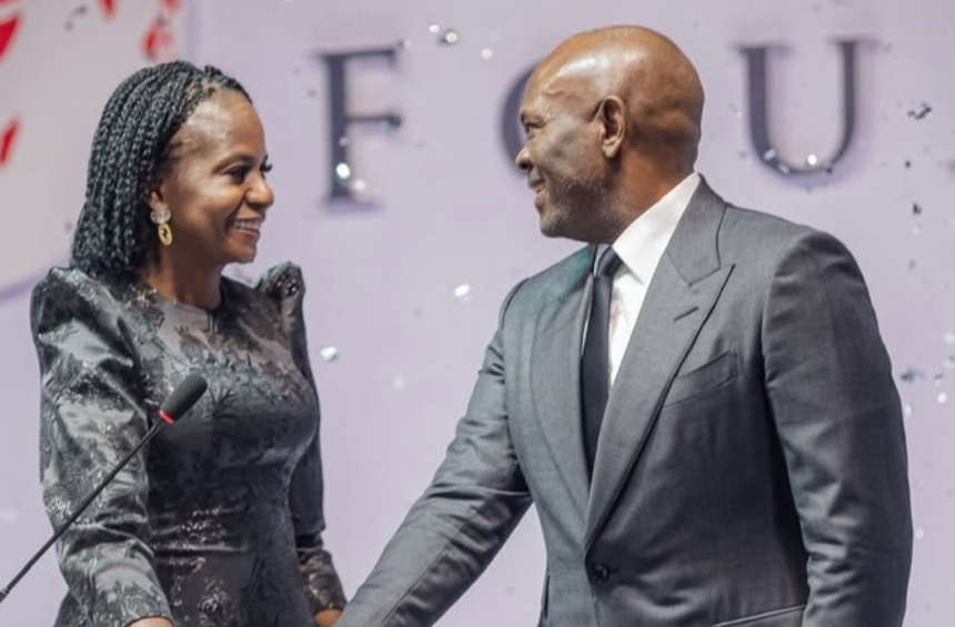 Tony Elumelu and wife Dr Awele Vivian Elumelu