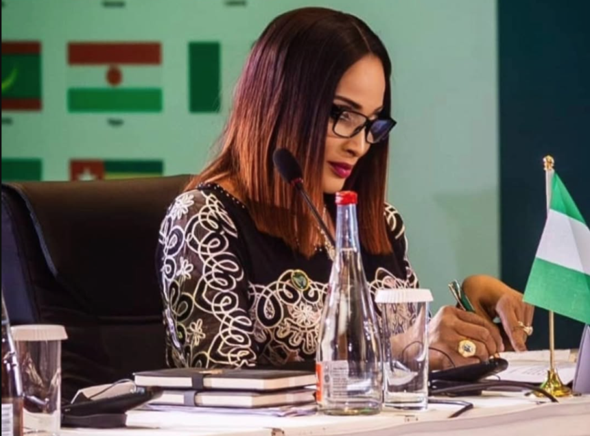 The Minister of Foreign Affairs, Bianca Odumegwu-Ojukwu