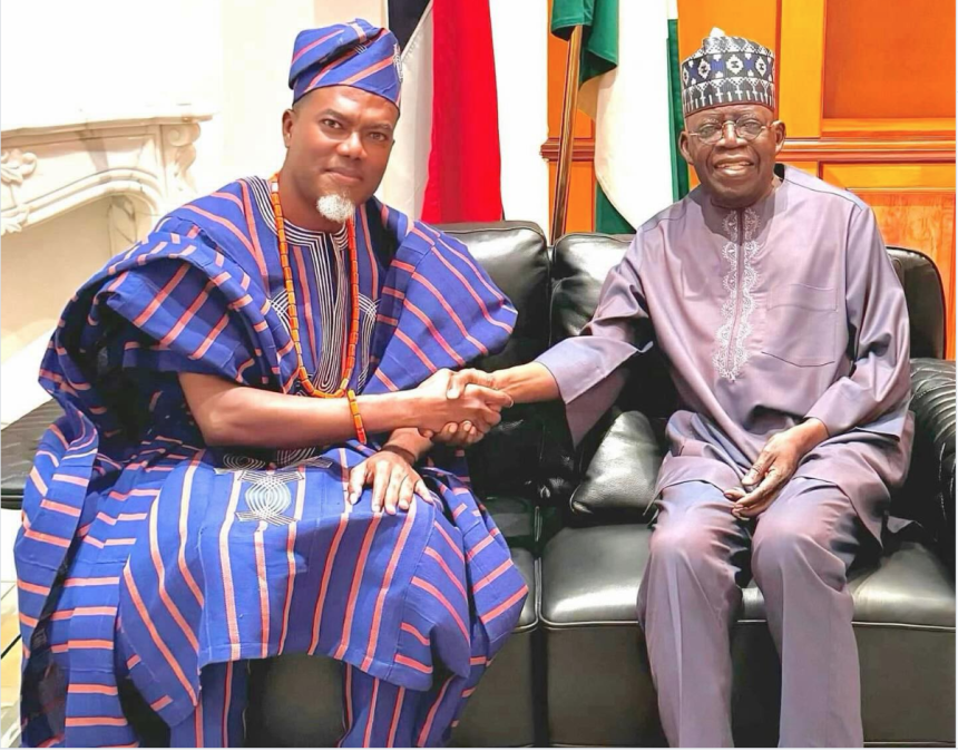 Reno Omokiri and President Bola Ahmed Tinubu Source: Instagram @Reno