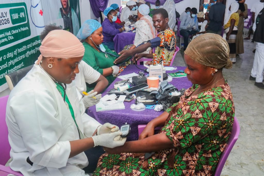 Over 1500 people benefit as Omooba Boluwatife Adeyanju, Olota Palace hold free medical outreach in Otta 2 IMG 6447 1