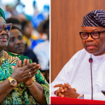 Allegations trail Akpabio’s wife over reported unholy access to Senate chamber