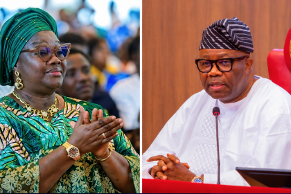 Allegations trail Akpabio’s wife over reported unholy access to Senate chamber