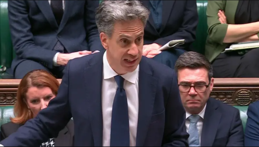 Foreign Secretary Ed Miliband