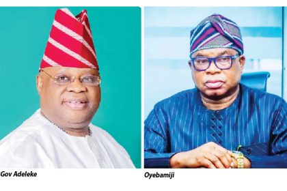 Governor Adeleke and Oyebamji