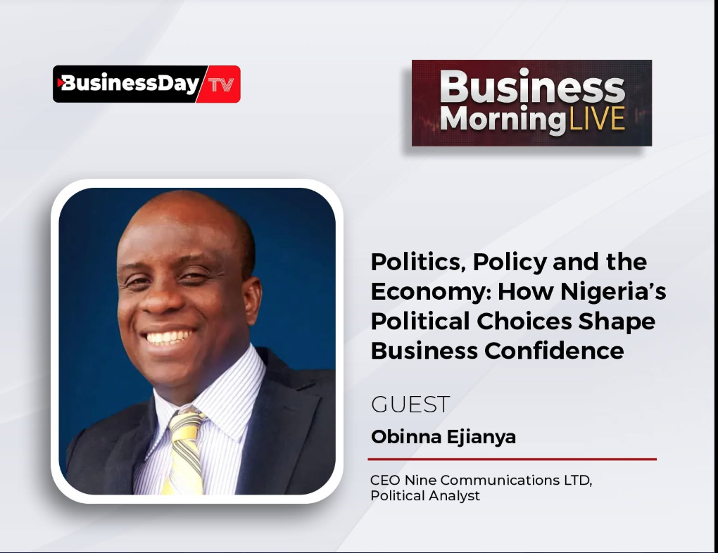 Obinna Ejianya on Business Day Interview